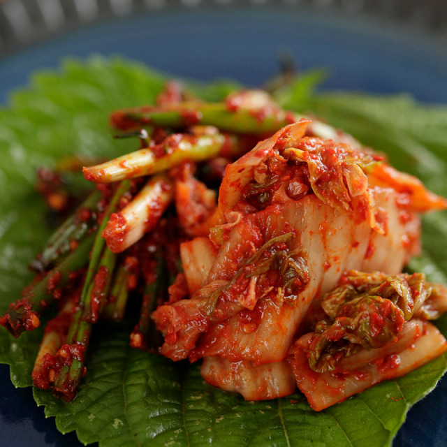 玉家のキムチセットC（白菜、葱、胡瓜、大根）【玉家のキムチ工房】