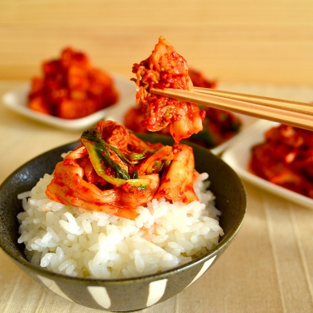 玉家のキムチセットD（白菜、葱、胡瓜＆大根）【玉家のキムチ工房】