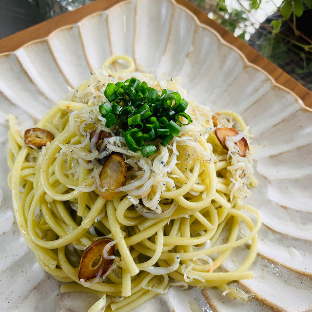 糸島 葱香パスタ 350g【弥冨農園】