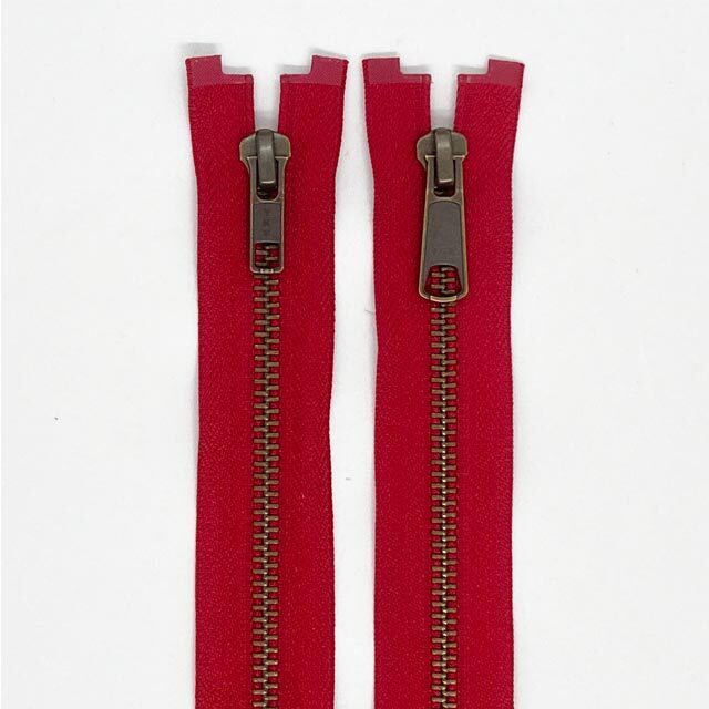 5M 止 アンティークゴールド 12～50cm ファスナー