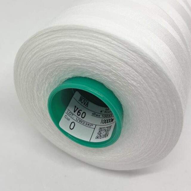 スパン糸　60番１万ｍ　生成