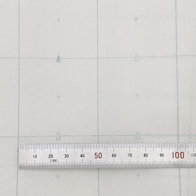 方眼入り　不織布　型紙用　95ｃｍ巾
