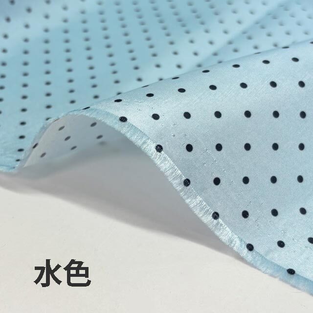 富士絹　ドット裏地