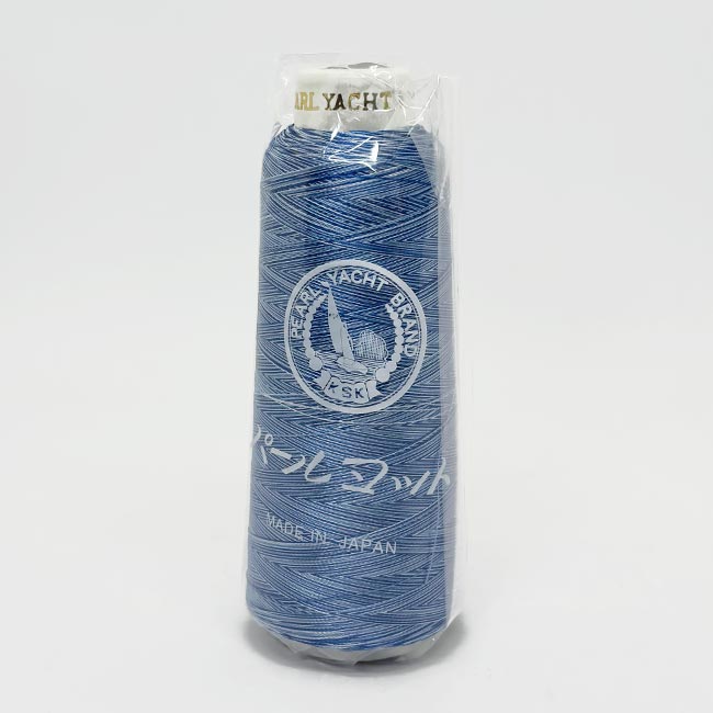 bulumarine パール　刺繍　ビスチェ　コットン100% イタリア製 パールヨット刺繍糸 120d/4,000m 白、生成 （太巻）