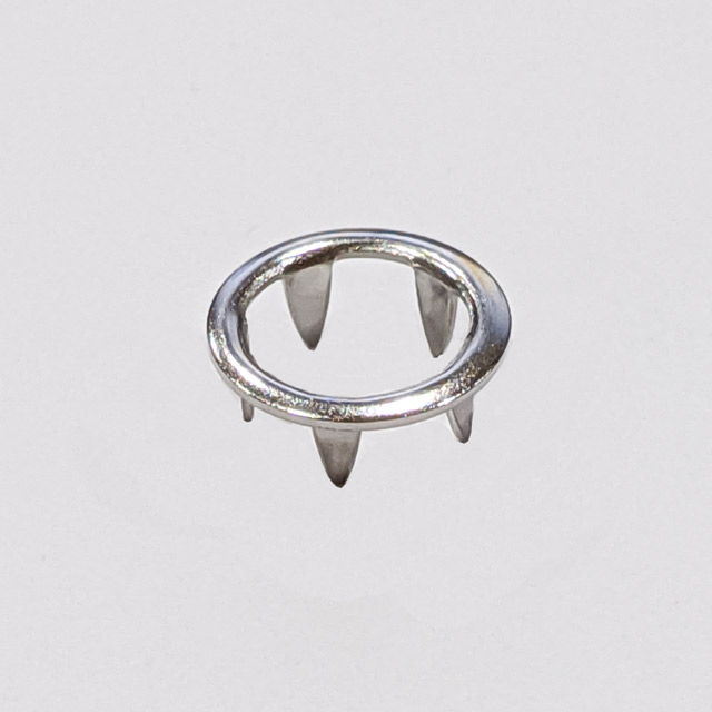 リングスナップ　１０ｍｍ　シルバー