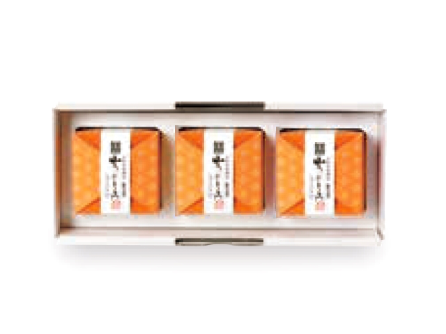 山うにキューブオリジナル詰合せ　3個入