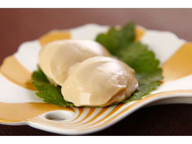 山うにとうふお徳用オリジナル200g　盛付例(ソース風)