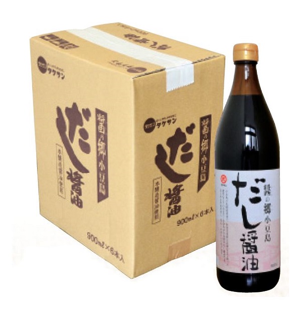 醤の郷だし醤油900ｍｌ　6本入　箱買い