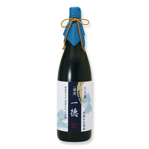 0001-4 杉桶仕込醤油　一徳　1,800ml