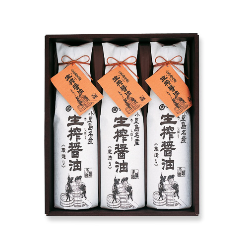 生搾蔵めぐり（TK-30）　生搾醤油720ml×3