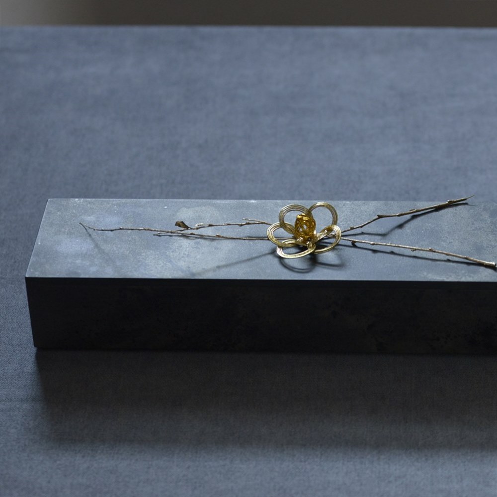〔受注制作品〕漆器 長重 四分一｜冨樫孝男（納期約5か月）