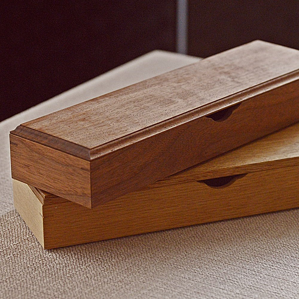 松葉聡　天然木　重箱　細(長方形タイプ)