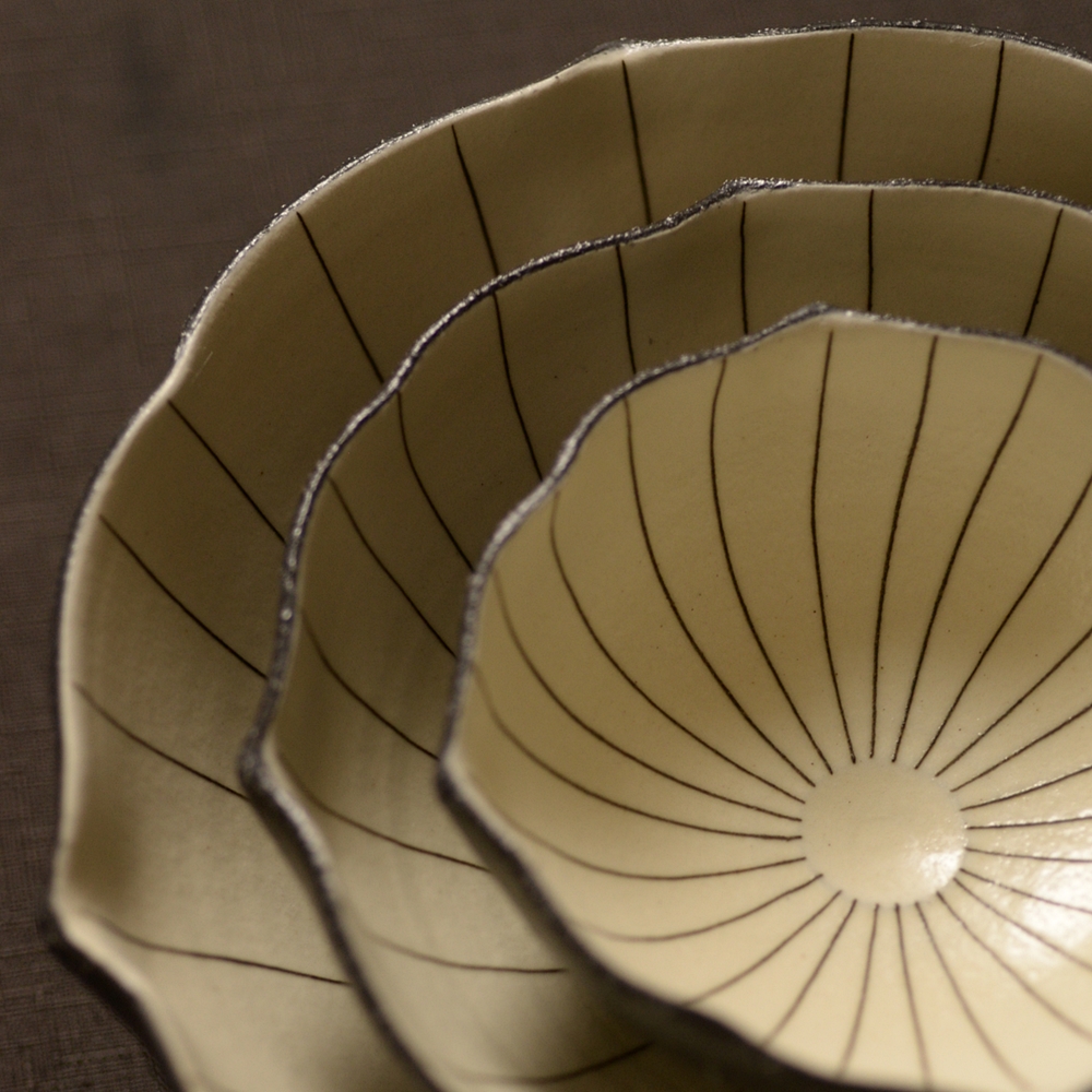 奥田章｜蓮華鉢｜作家もの和食器通販”IVORY