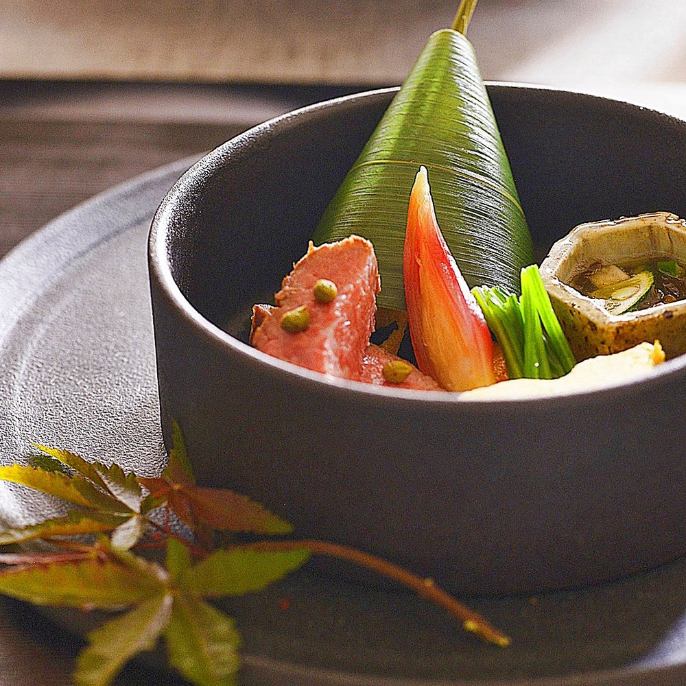 大野香織｜蓋付切立鉢｜作家もの和食器通販通販 IVORY