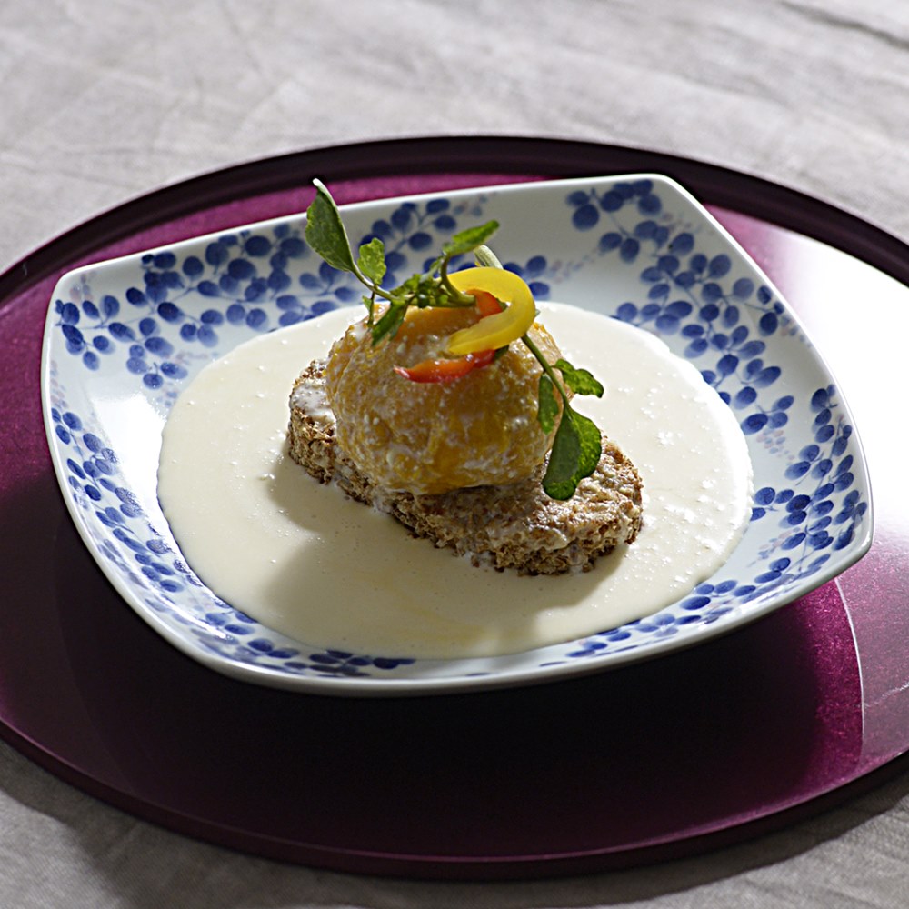 太田早紀　萩の風　角7寸皿