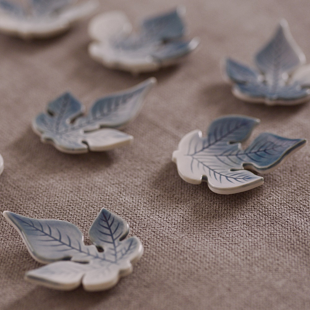 〔受注制作品〕島村ナナ　梶の葉　はしおき＊納期6〜9か月