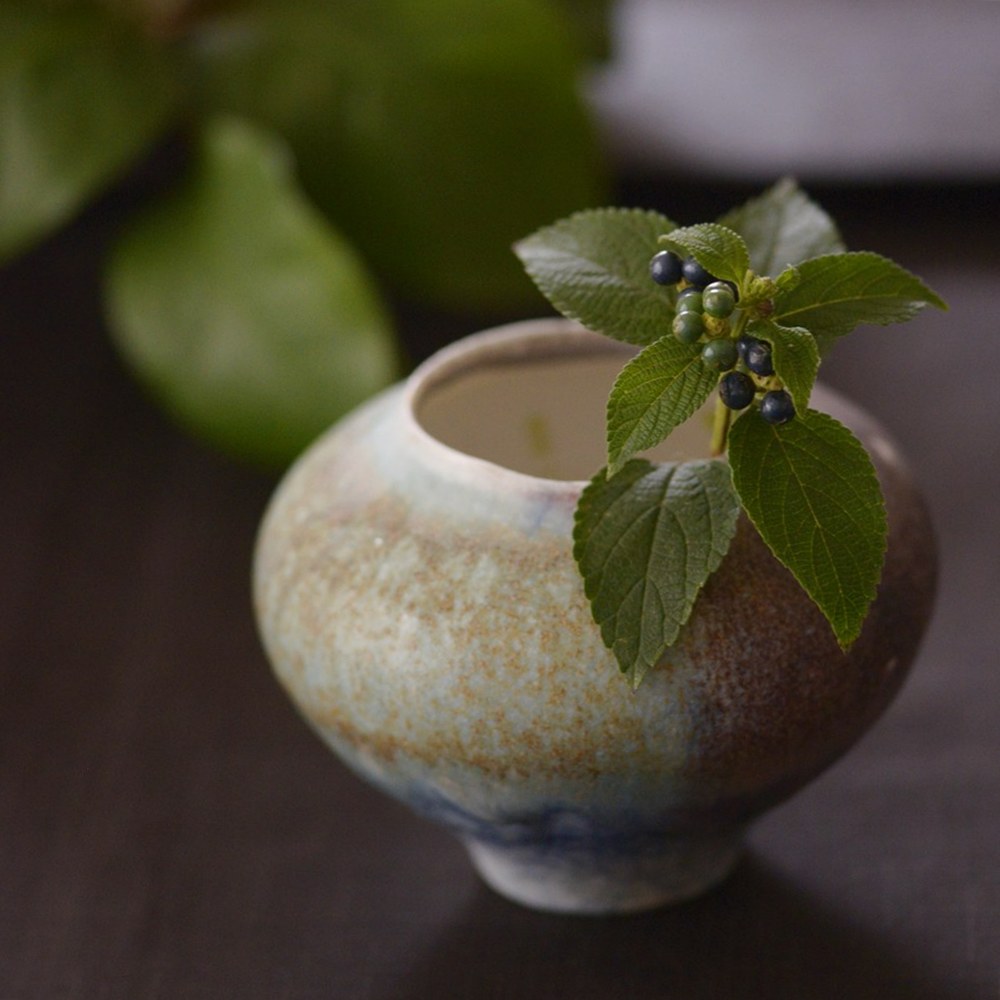 紫蓮　花器(紫)