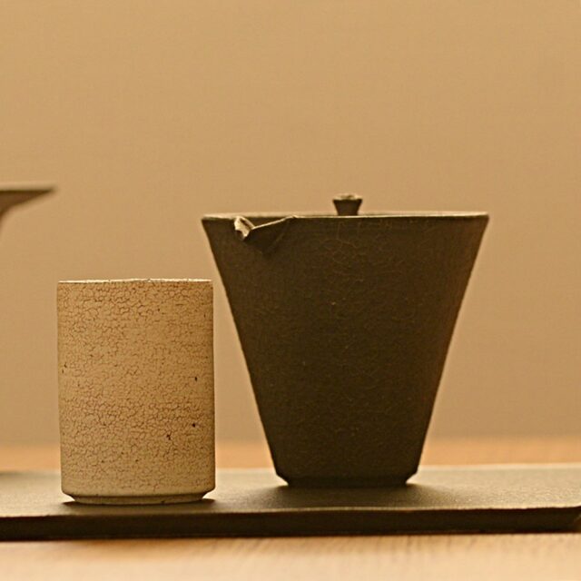 橋本忍｜茶器｜皹化粧宝瓶｜片口作家もの和食器通販”IVORY