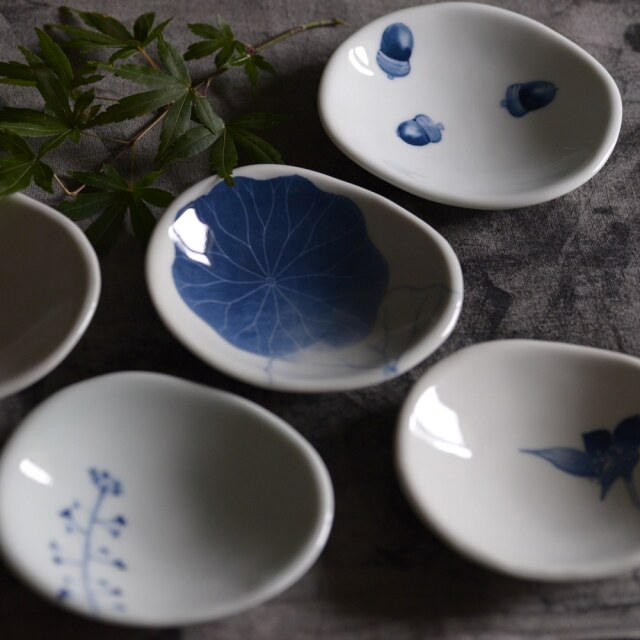 ［受注制作品］絵変わり小皿｜島村ナナ（納期6～9ヶ月）
