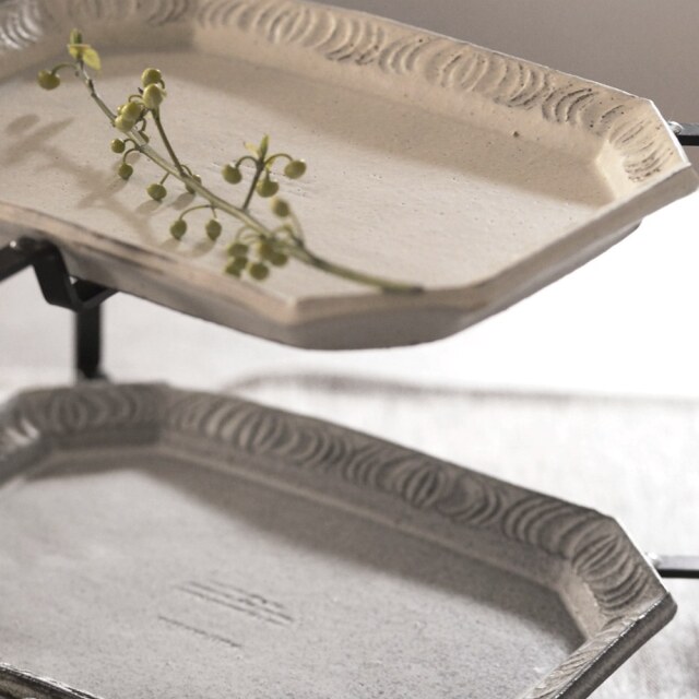 アンティーク八角プレート｜村上直子