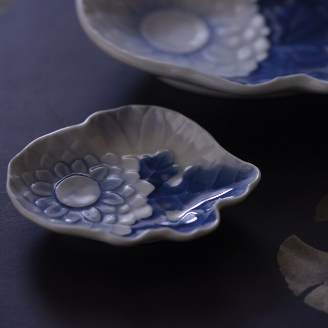 〔受注制作品〕島村ナナ　小菊紋様皿　＊納期6～9か月