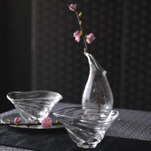 末國清吉｜クラックぐいのみ楕円｜作家もの和食器通販”IVORY