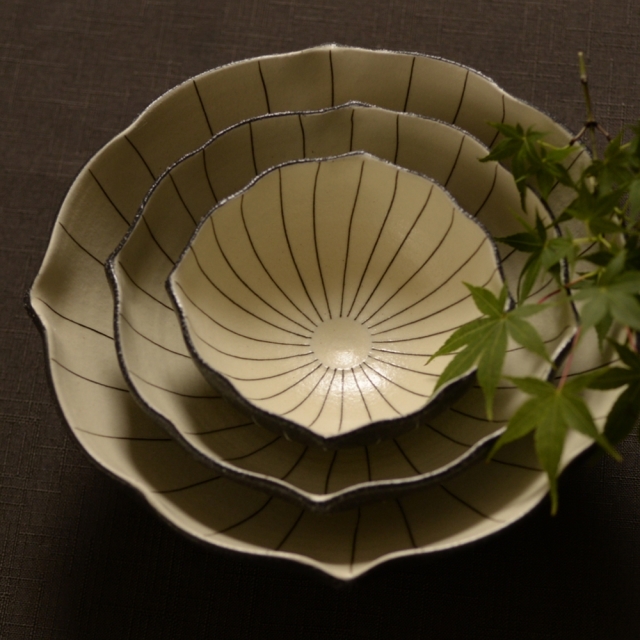 奥田章｜蓮華鉢｜作家もの和食器通販”IVORY
