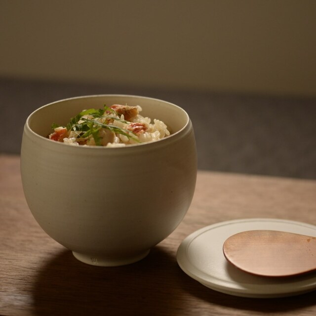 未使用☆伊藤剛俊　白磁器　丸鉢 小野俊｜蓋物 丸型｜作家もの和食器通販通販 IVORY