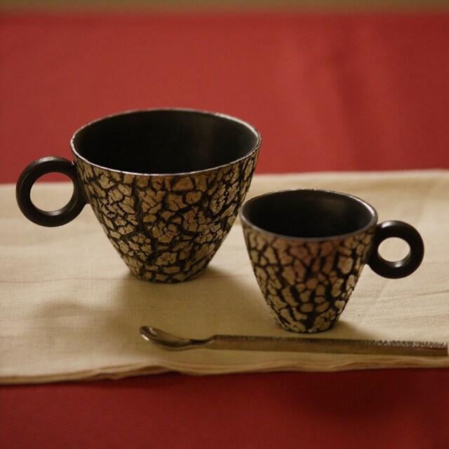 ［受注制作品］にしだゆか　WBSB　取手付　カップ　＊納期3〜6ヶ月