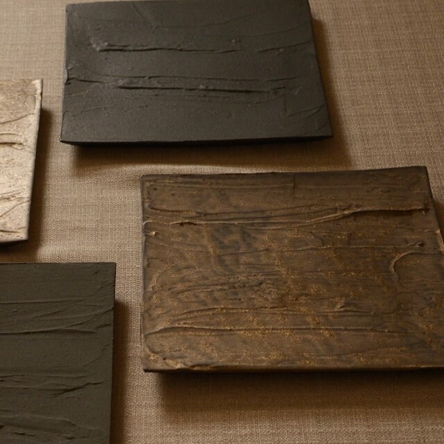 金重巌　灰釉梅花向付　六人 金重巌 灰釉梅花向付 六人 - メルカリ