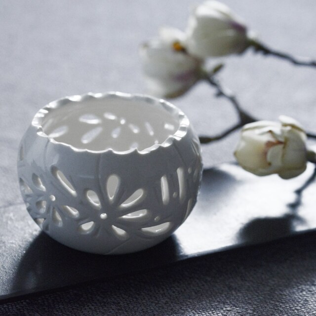 新品RAYNAUDレイノー　レア陶器小物入れ　キャンドルホルダー 新品RAYNAUDレイノー レア陶器小物入れ キャンドルホルダー