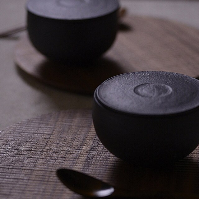 小野俊｜小野俊 丸型蓋物S 10cm×6cmh｜作家もの和食器通販通販 IVORY