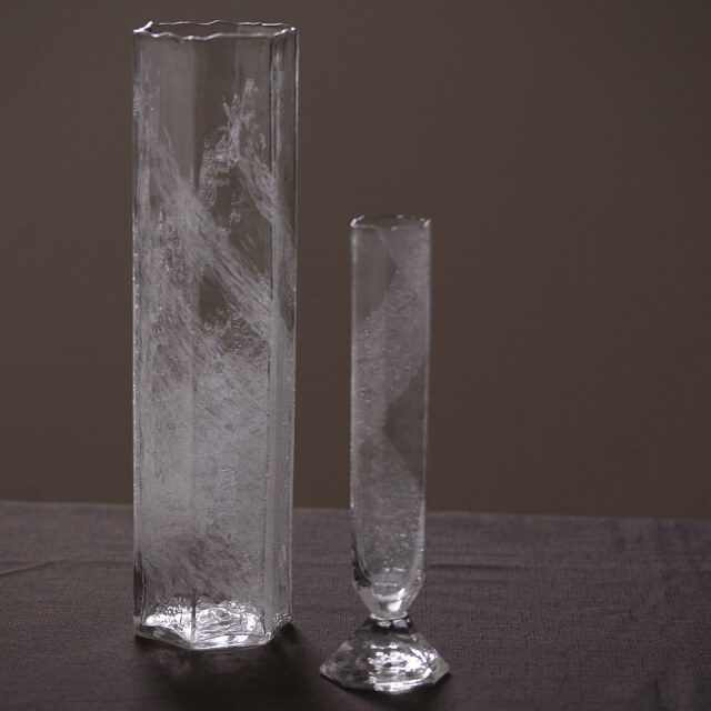 [受注制作品]末國清吉 六角花器 刷毛目　＊納期２〜３ヶ月