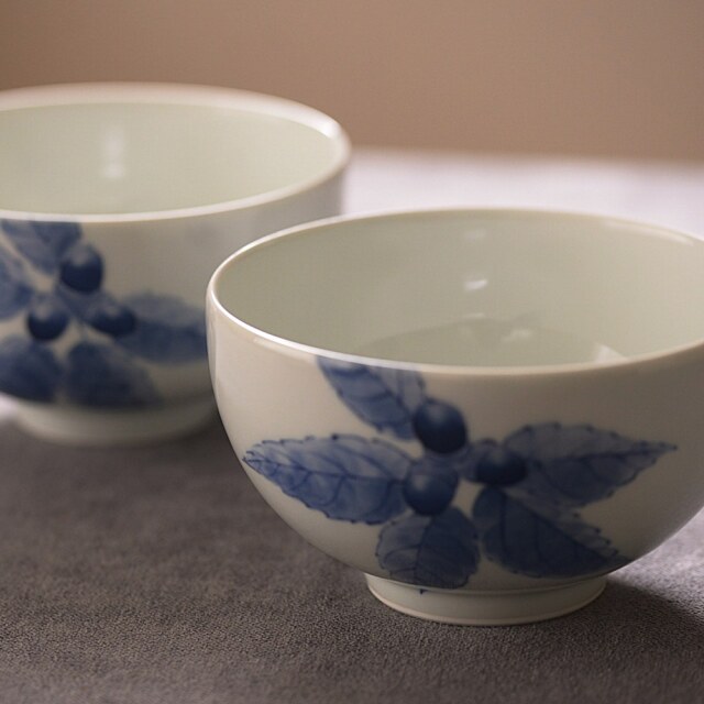 〔受注制作品〕島村ナナ　どんぐり紋様　小どんぶり＊納期6～9か月