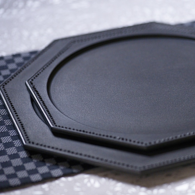 [木工作家]coguさん　木製 八角形プレート リム　オクトゴナル 木工作家]coguさん 木製 八角形プレート リム オクトゴナル