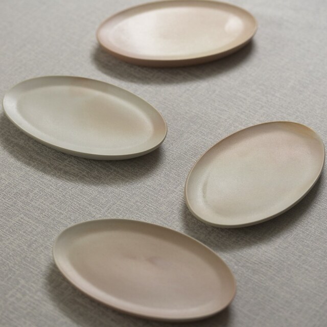 川村晃弘｜楕円小皿｜作家の器と暮らす。IVORY