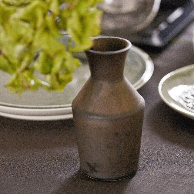 花瓶　花生　蕎麦釉 花瓶 花生 蕎麦釉 mayuvase-