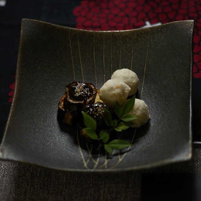 奥田章｜newトクサ｜角盛り鉢｜作家もの和食器通販”IVORY