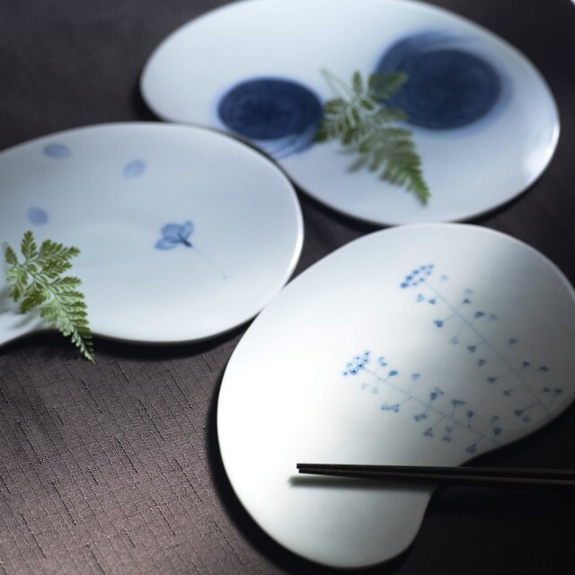 〔受注制作品〕島村ナナ 変形楕円皿　＊納期6〜9か月