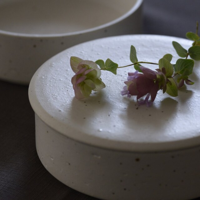 藤田千絵子　みかげお重とカップ 藤田千絵子｜みかげ 重箱｜作家もの和食器通販通販 IVORY