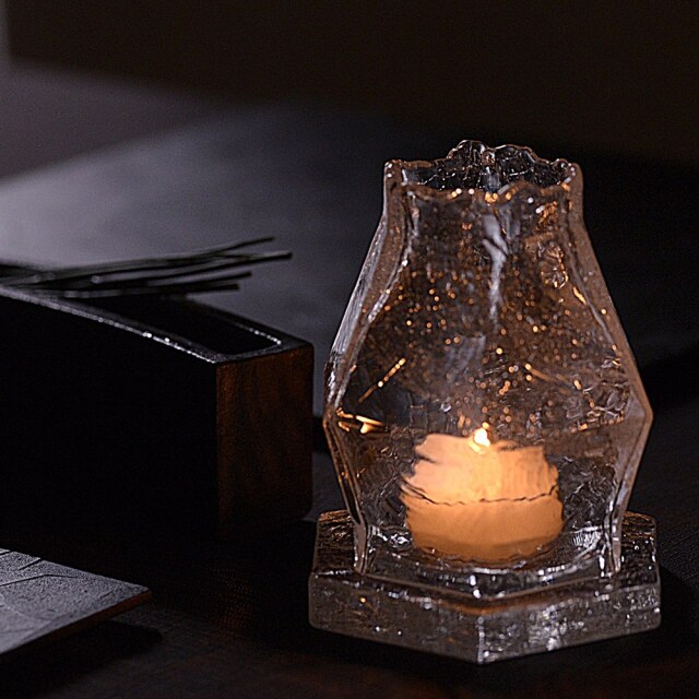 【新作】〔受注生産品〕フロアーキャンドル　ホヤ(カバー)　末國清吉（納期2～3ヶ月）