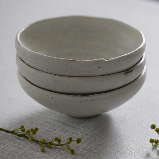 村上直子　ごはん茶碗2個セット　shiromoegi ブランド通販サイトをすべて 村上直子 ごはん茶碗2個セット