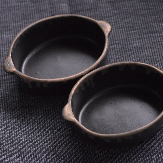 ［受注制作品］耐熱グラタン皿Oval｜奥田章（納期6~7ヶ月）