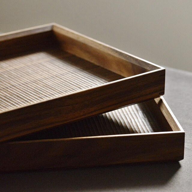 ふるいともかず｜天然木さざ波プレートL 30.5cm｜作家もの和食器通販