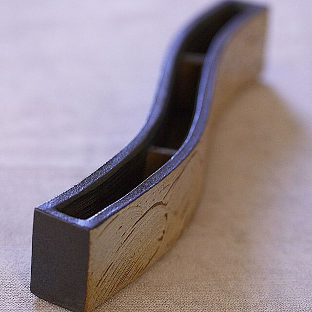 ［受注制作品］原康広（弥兆窯）　リバーシブル花器 Book 小　＊納期3～6ヶ月