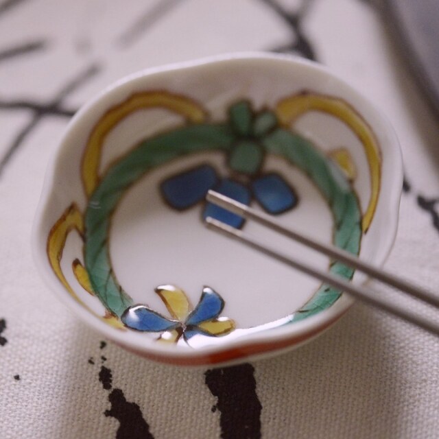 瑛生の器（九谷美陶園）｜豆皿(箸置)｜作家の器と暮らす。IVORY