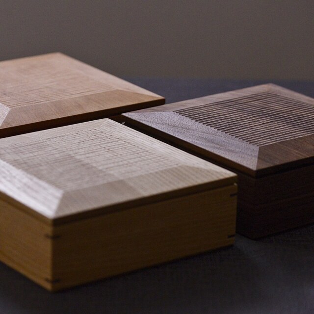 ふるいともかず｜さざ波 木製 重箱｜作家もの和食器通販通販 IVORY