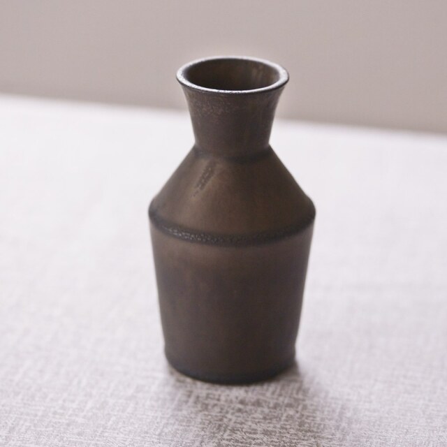 花瓶　花生　蕎麦釉 mayuvase-