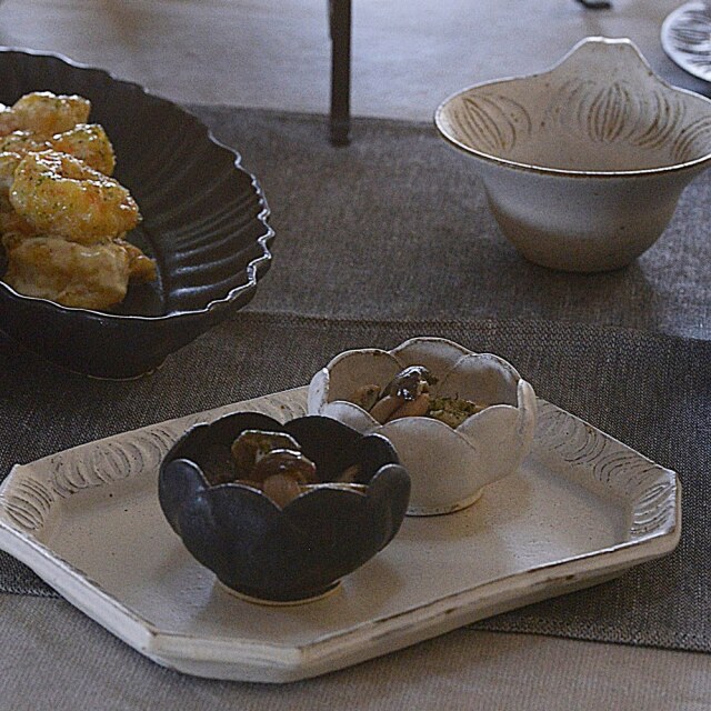 アンティーク八角プレート｜村上直子