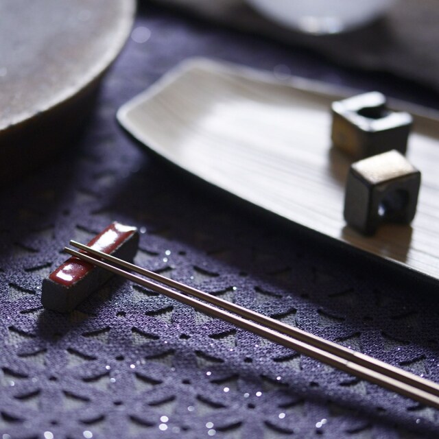 奥田章｜スティック箸置きミニ ｜作家もの和食器通販”IVORY